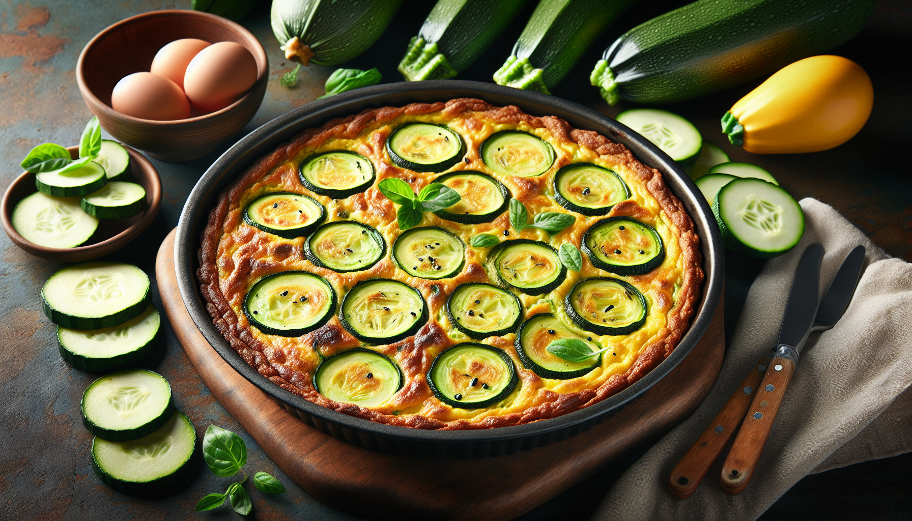 frittata di zucchine al forno